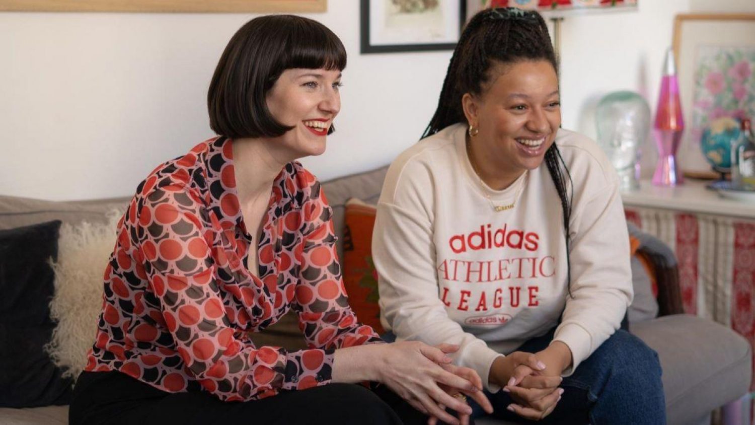 Amber Jeffrey (right) and her friend Poppy Chancellor (left)