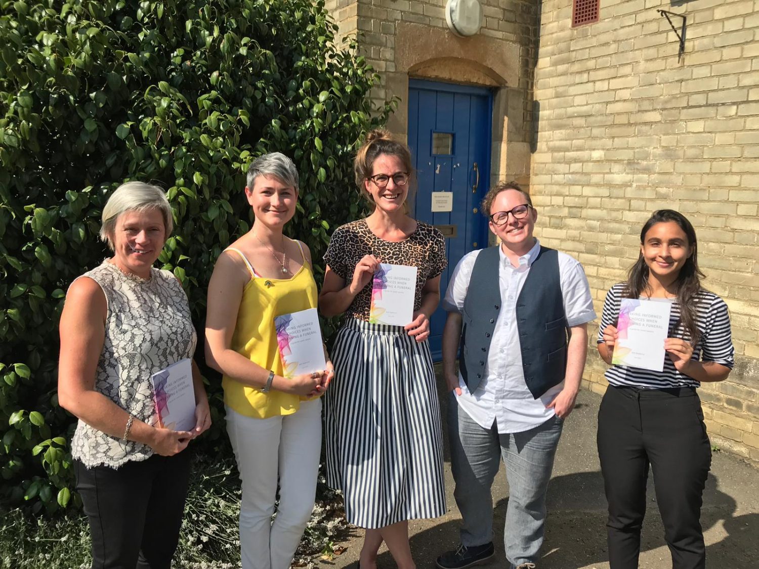 Ash Hayhurst with the team at Poppy's.