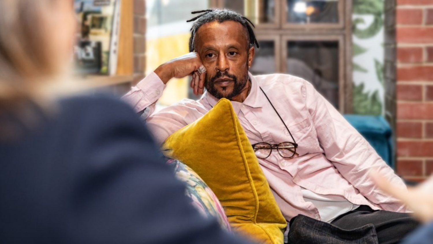 Cruse counsellor talking to a client