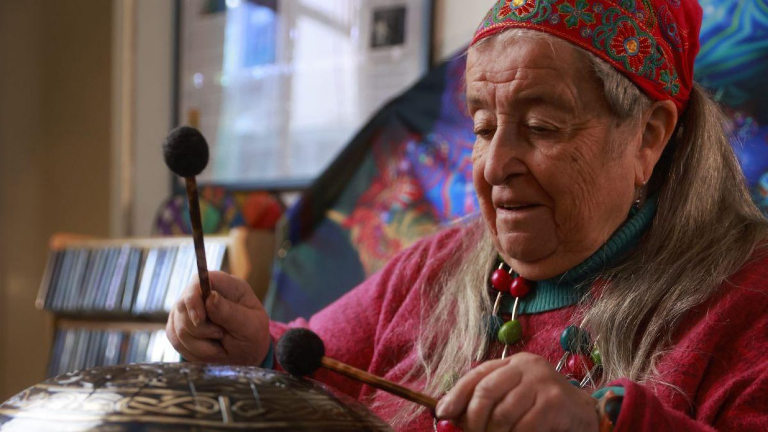 June Boyce Tillman drumming | Tooting Festival of the Dead