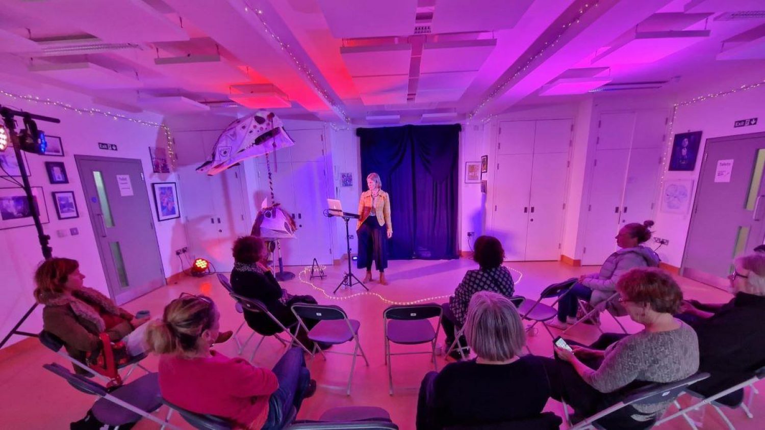 Poppy Mardall speaking at Tooting Festival of the Dead 2023