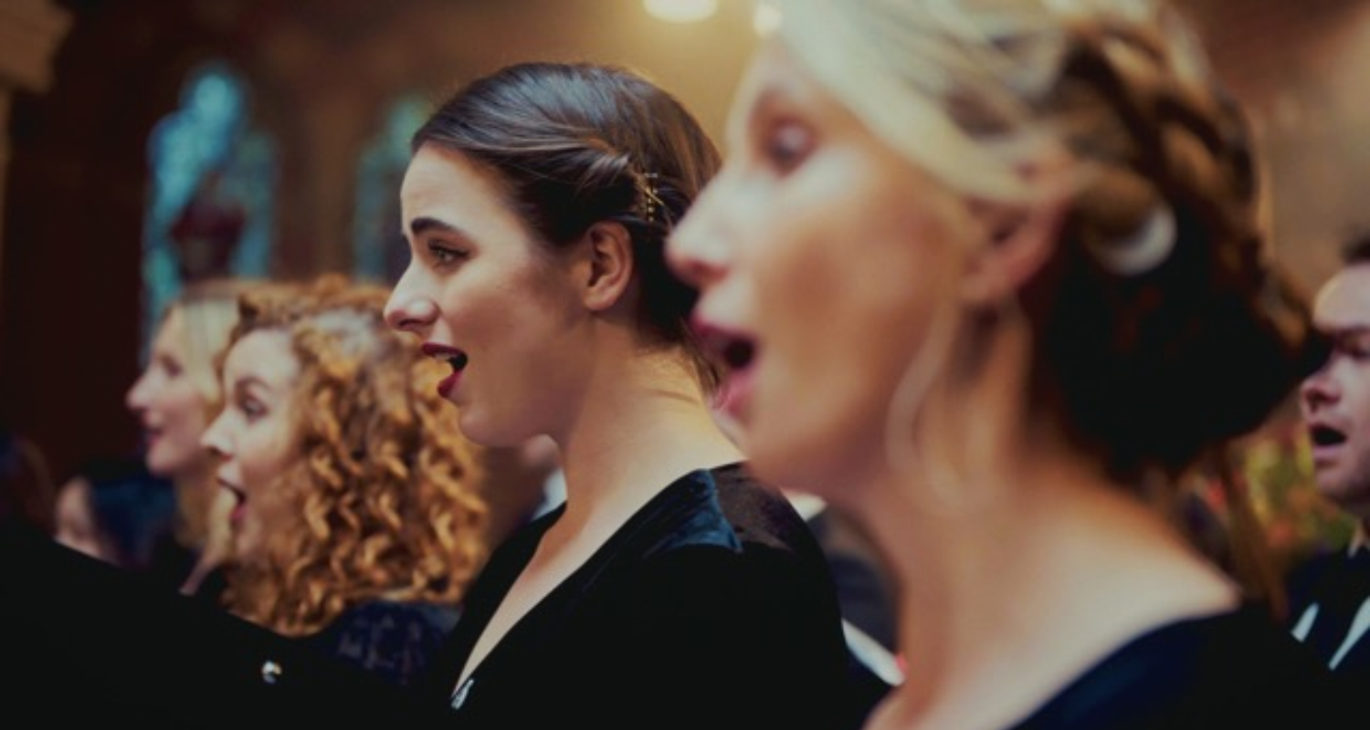women singing at a funeral non religious songs