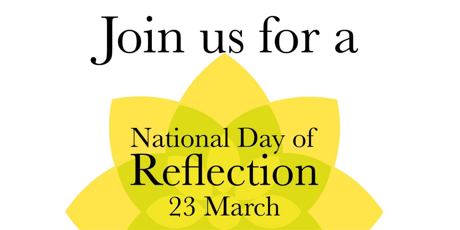 National day of reflection 23 March 2022
