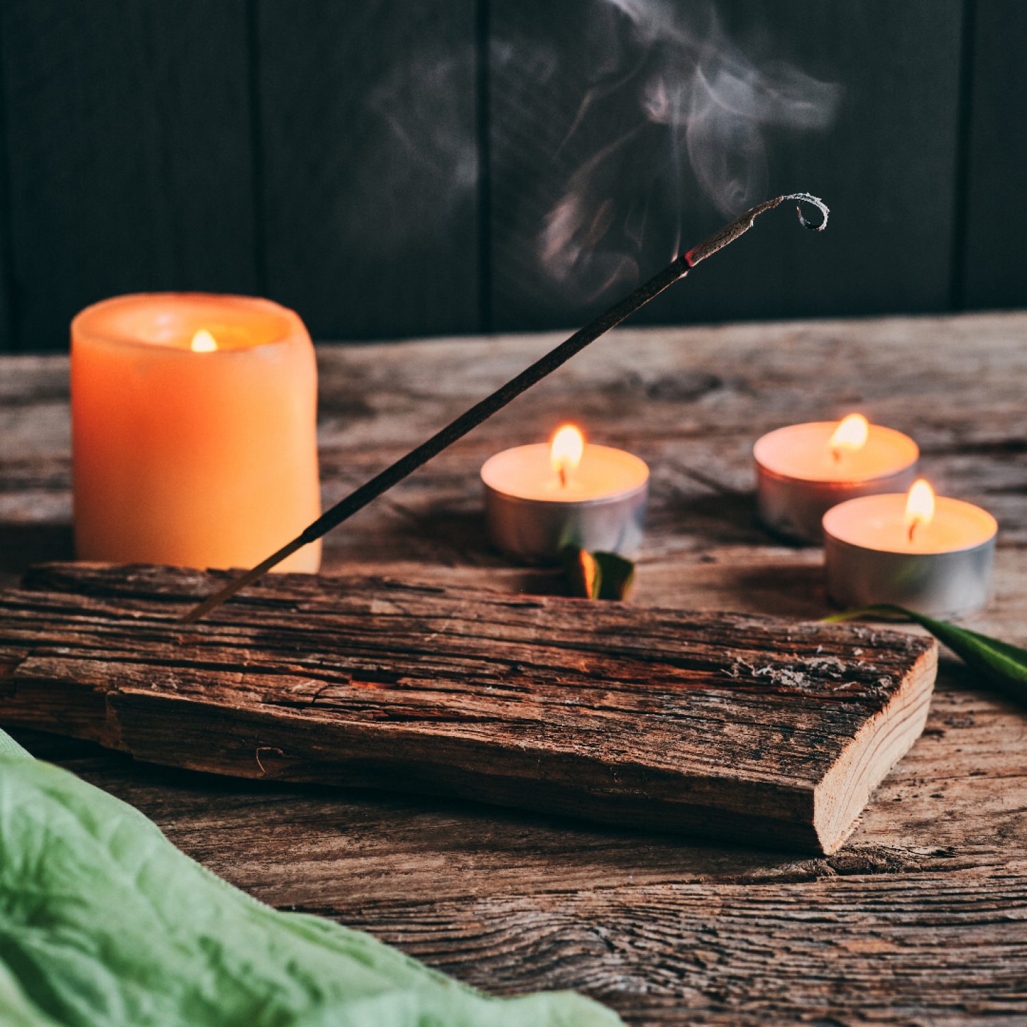 incense and scented candles, Poppy's, London funeral directors