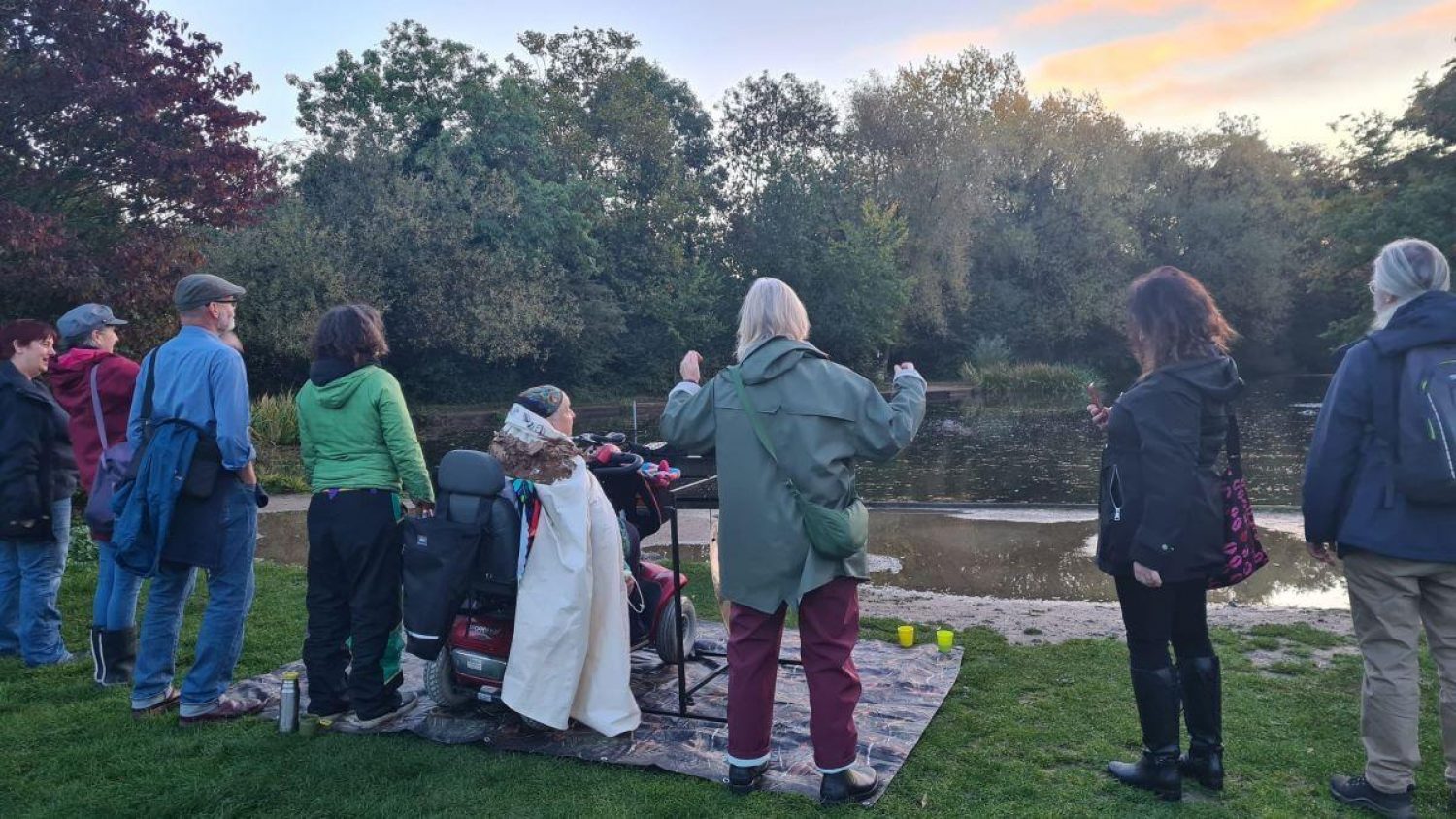 Sunrise event at Tooting Festival of the Dead 2023