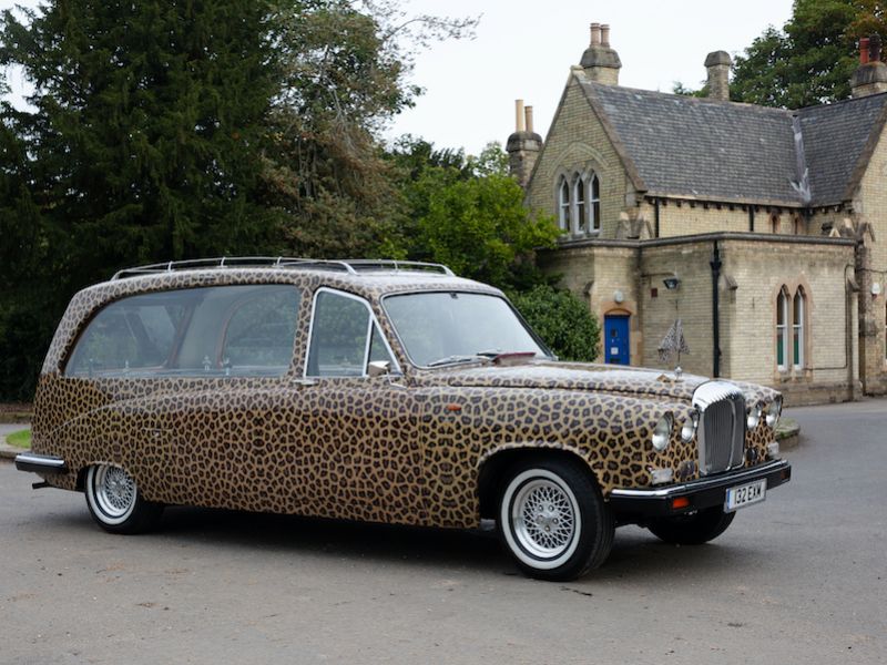 LEOPARD PRINT DAIMLER HEARSE