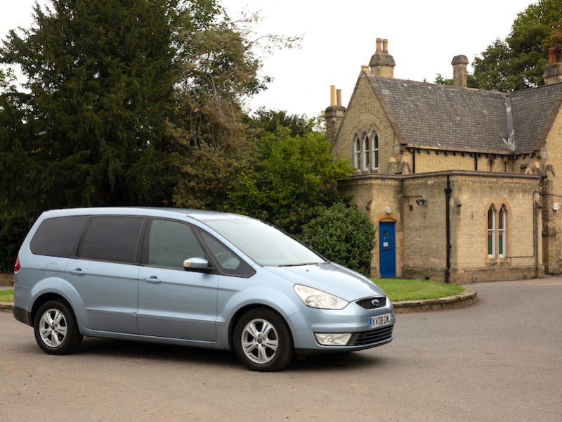 Poppy's ford galaxy hearse