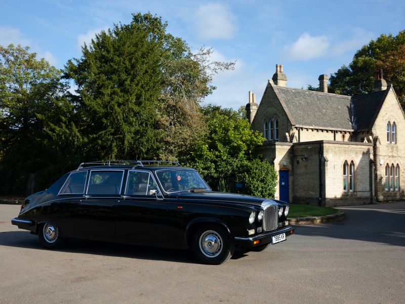 VINTAGE BLACK DAIMLER LIMOUSINE