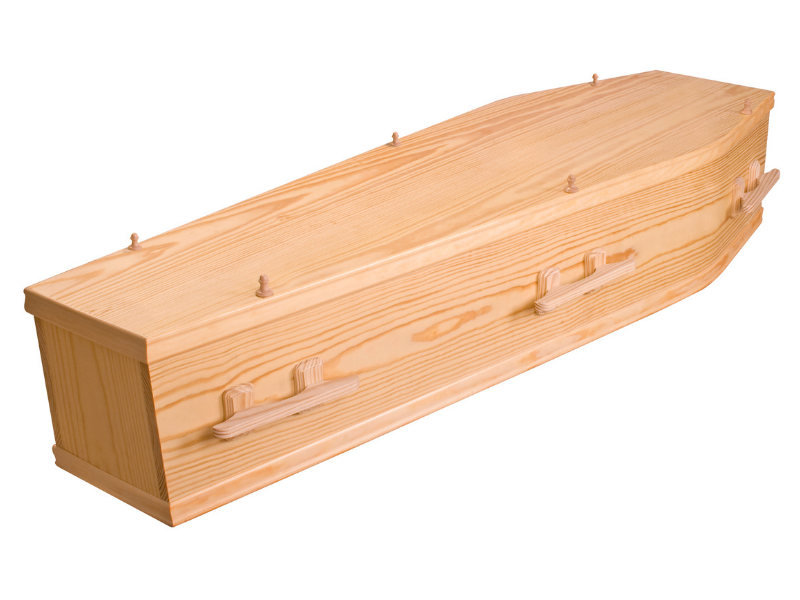 Pine coffin